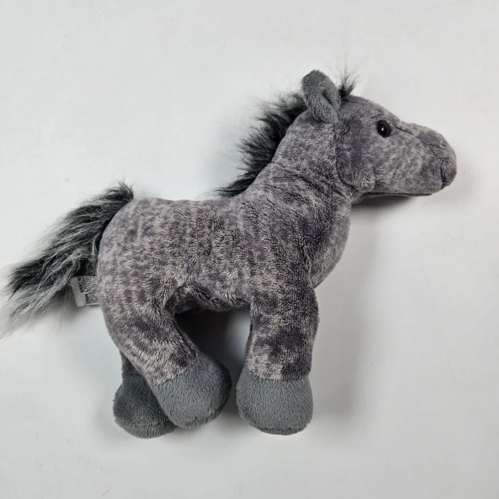 Webkinz‎ Ganz Gray Arabian Horse Plush Toy Small Stuffed Animal